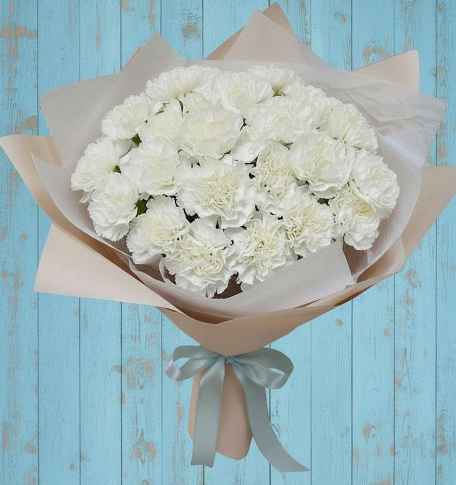 Букет цветов из: Гвоздики в Смоляниново