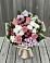 Букет цветов из: Альстромерии, Гвоздики, Розы и Хризантемы в Смоляниново