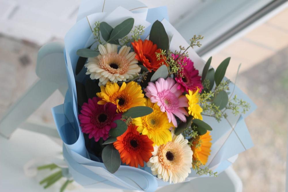 Букет цветов из: Герберы в Смоляниново