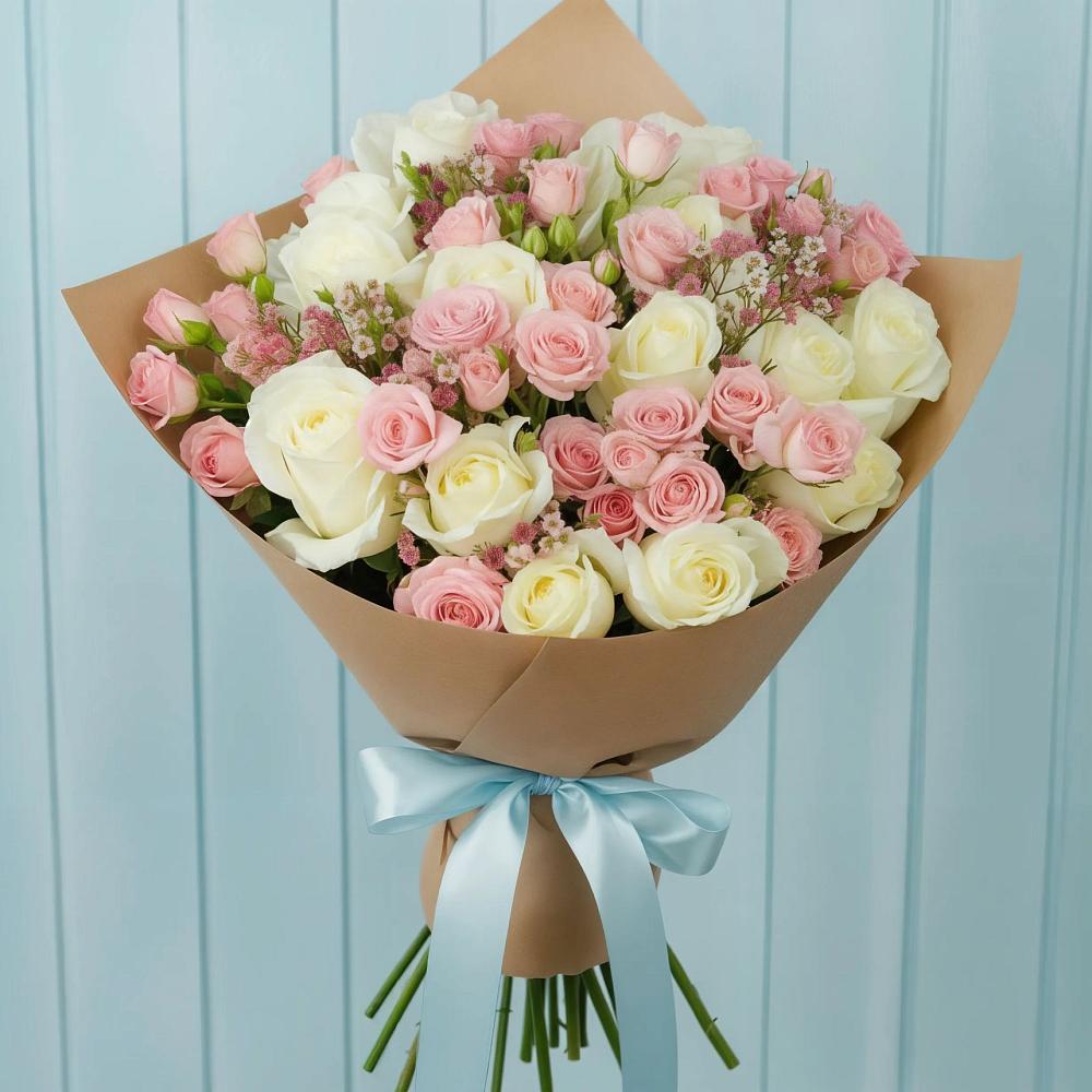 Букет цветов из: Розы в Смоляниново