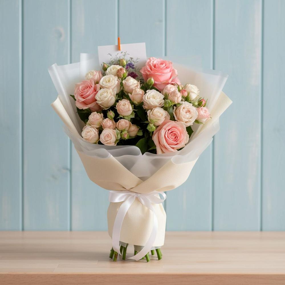 Букет цветов из: Розы в Смоляниново