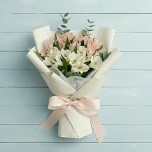 Букет цветов из:  Альстромерии #REPLACE_PRED# Смоляниново