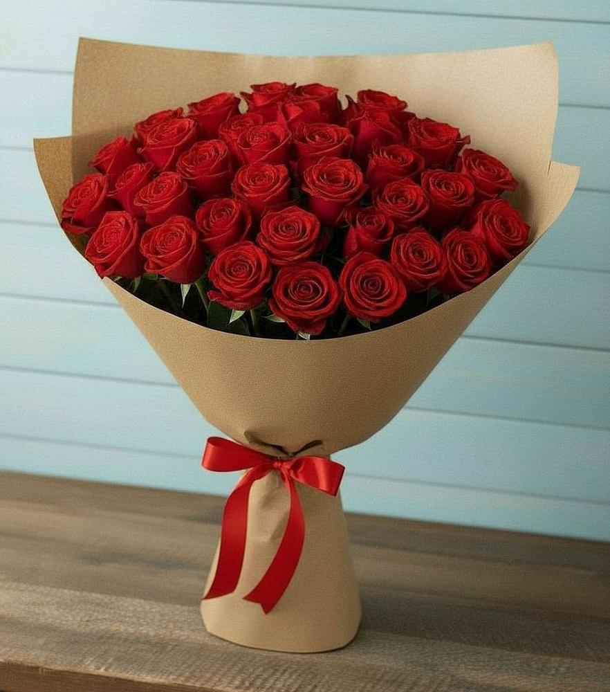 Букет Красные розы Милано в Смоляниново