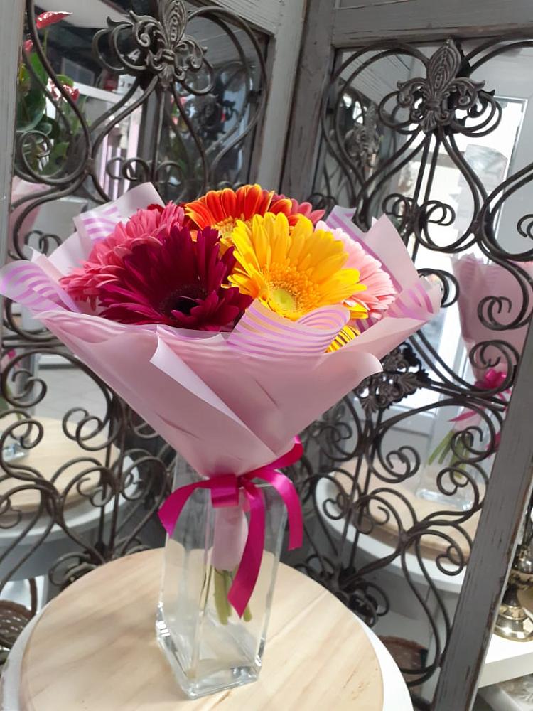 Букет цветов из: Герберы в Смоляниново