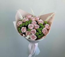 Букет цветов из:  Розы и Хризантемы в Смоляниново
