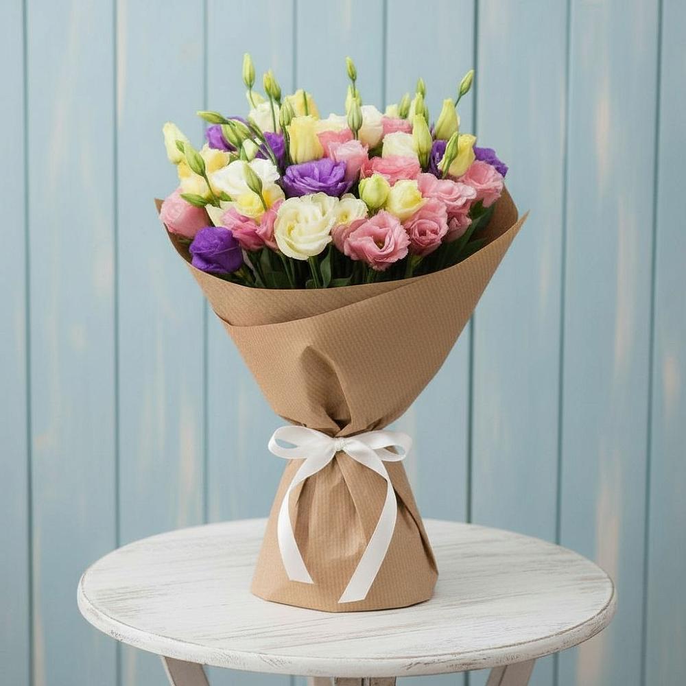 Букет цветов из: Лизиантусы в Смоляниново