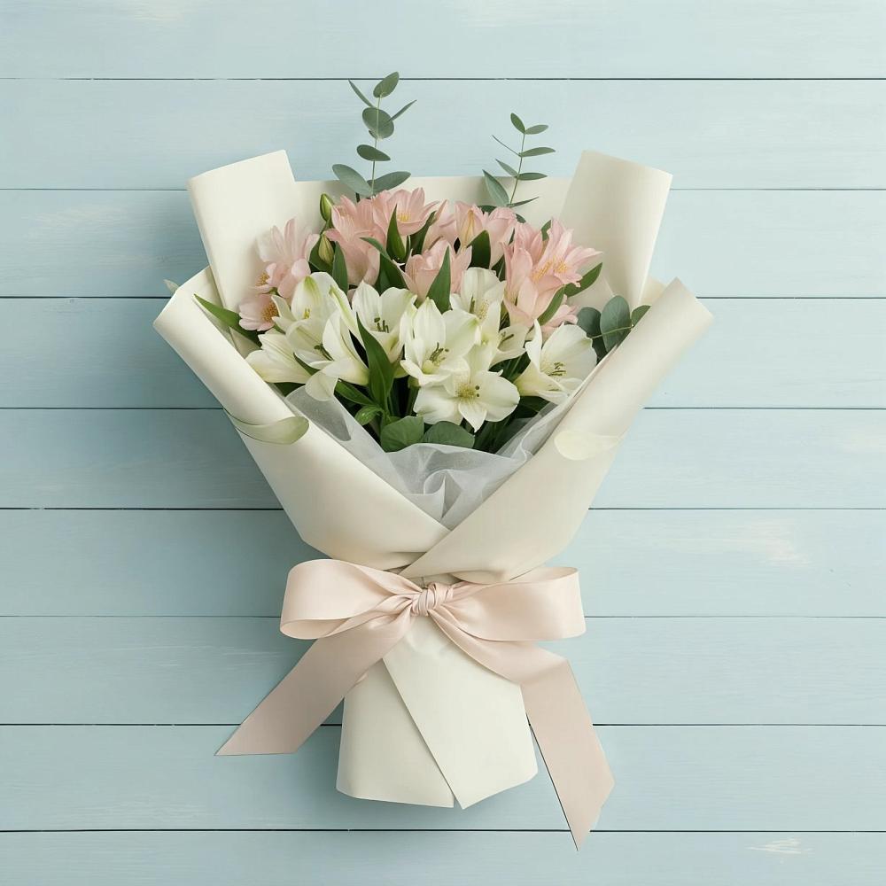 Букет цветов из: Альстромерии в Смоляниново