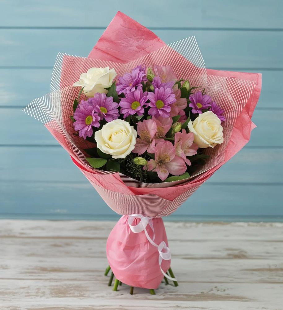 Букет цветов из: Герберы в Смоляниново