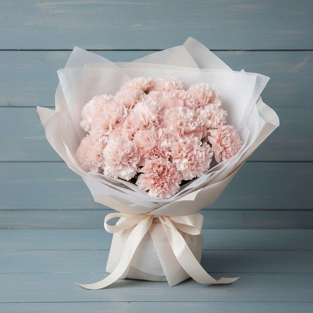 Букет цветов из: Гвоздики в Смоляниново