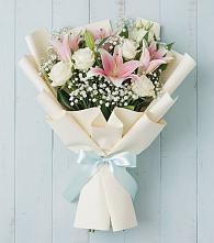 Букет цветов из:  Лилии в Смоляниново