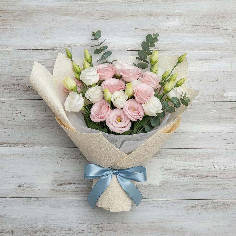 Букет цветов из: Лизиантусы в Смоляниново